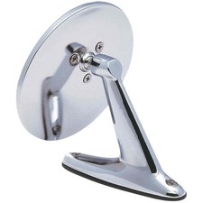 K-source 1701 Universal Car Mirror Classic Round Chrome 4-38 Round