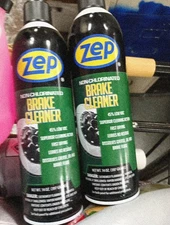 2 Cans,  Zep Low VOC Non-Chlorinated Brake Cleaner - 14 oz (.    389