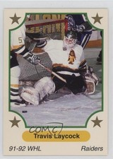 1991-92 7th Inning Sketch WHL Travis Laycock #255 0h1