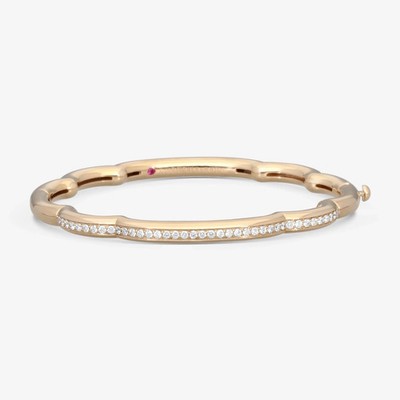 Roberto Coin Cialoma 18k Rose Gold Diamond Cloud Armreif Armband 7773574AXBAX