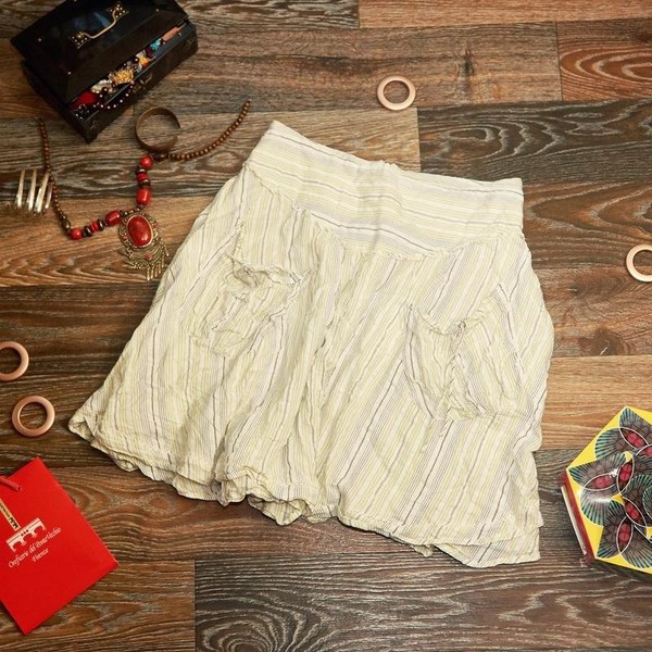 Women French Connection Skirt Multicolor Cotton 38 #8MUV