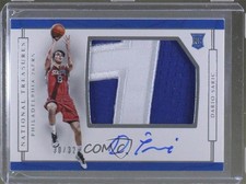 2016 National Treasures Rookie Horizontal 30/32 Dario Saric #186 Patch Auto 3d3