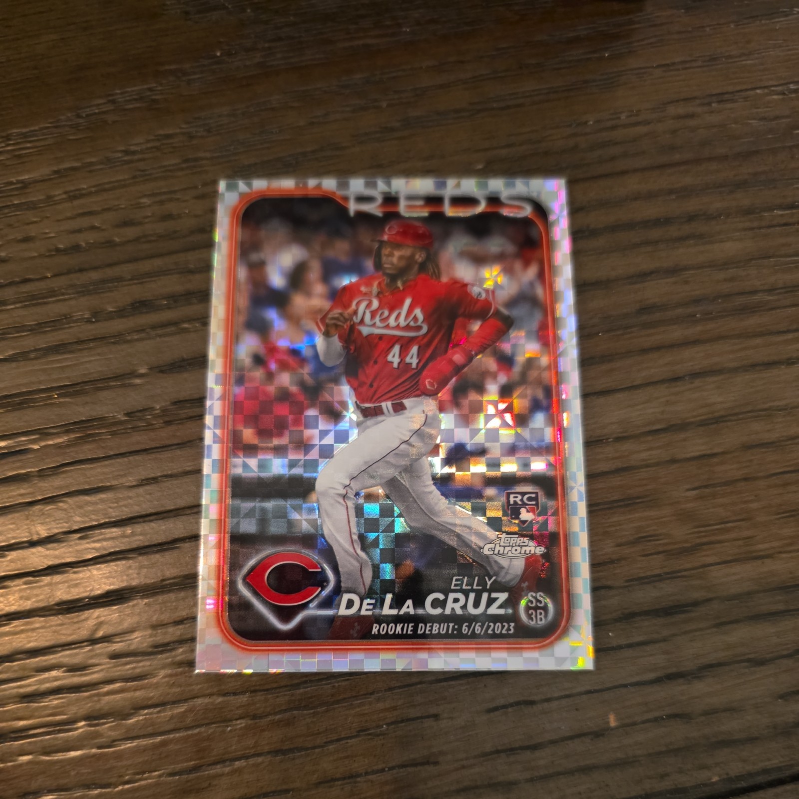 2024 Topps Chrome Update Series - X-Fractor #USC150 Elly De La Cruz (RC)