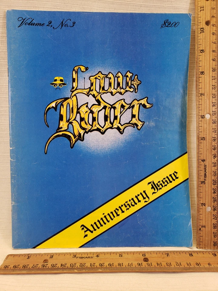 1978 LOWRIDER Magazine Anniversary Issue Volume 2 No. 3 Low Rider Culture +Clubs Foto 3 de 4