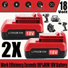 2PACK 18V Lithium Ion Battery FOR Porter Cable 18 Volt PC18B PC18BL PC18BLX Tool