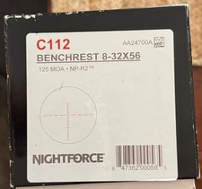 Nightforce Precision Benchrest Riflescope 8-32x56mm .125 MOA Illuminated NP-R2