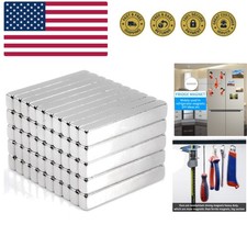 Super Strong Neodymium Magnets Bar, Rare Earth Heavy Duty, Small Rectangular,...