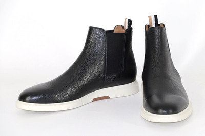 HUGO BOSS Chelsea Boots, Mod. Randy_Cheb_gr, Gr. 44 / UK 10 / US 11, Black