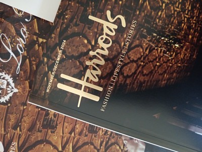 Harrods Fashion & Lifestyle Magazine November December 2024 Catwalk Jewellery 