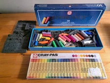 Oil Pastels Sticks Lot - Rembrandt 30 Soft (See Desc) & SEALED Cray-Pas No.51540