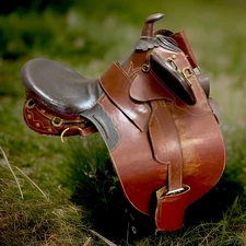 Australian Stock Horse Saddle Genuine Leather