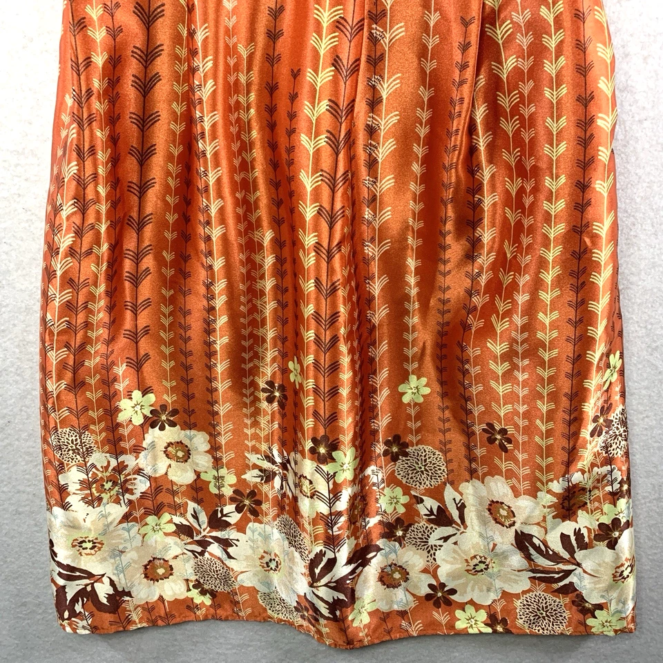 Vintage Teeze Me Women Floral Babydoll Slip Dress S/M Y2K Satin HOCO USA Made - Image 3 of 4