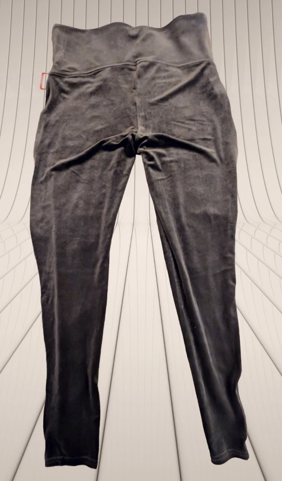 Leggings Spanx Gris Plateado Terciopelo 3XL NUEVOS CON ETIQUETAS Navidad Año Nuevo Festivo Foto 4 de 4