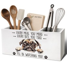 Pug Lover Pen Pencil Utensil Holder Gifts