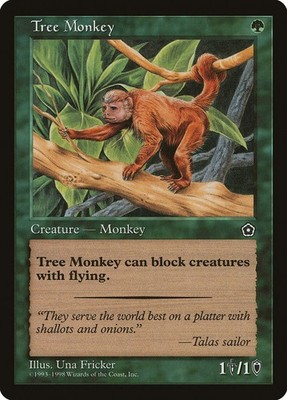 MTG Magic the Gathering Tree Monkey (148/165) Portal Second Age LP
