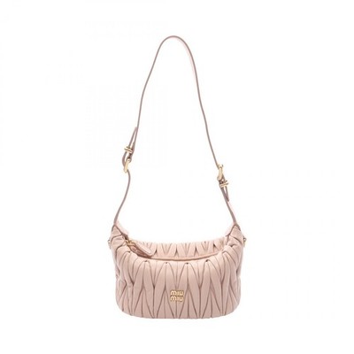 Miu Miu Materasse Schultertasche 5BP100AN88F0236 Leder Rosa NEU Damen