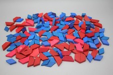 Geometric Pattern Blocks Wooden Plastic Shape Manipulatives Elementary Math STEM