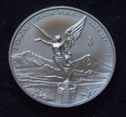 2 troy ounces (62.5 grams) 2014 Mexican Silver Libertad. .999 pure silver