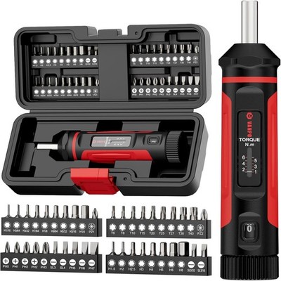 Drehmomentschraubendreher 1/4 Zoll 1-6Nm mit 40 Bits Werkzeug Set Fahrrad