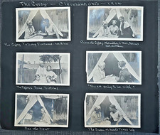 Cleveland OH-Gypsy Woman Reading Palms-Multi 1914 Photos Glued to  Album Page 1E