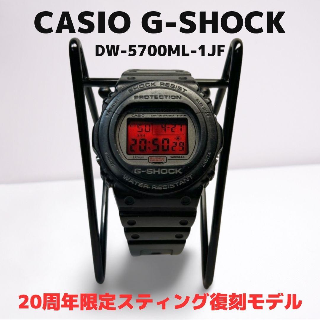 CASIO G-SHOCK DW5700-1JF スティング 復刻モデル