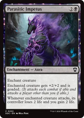 MTG Parasitic Impetus [Secrets of Strixhaven Commander] Near Mint Magic