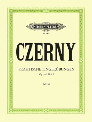`Czerny, Carl` Practical Finger Exercises Op 802 Vol 1 Book NEU