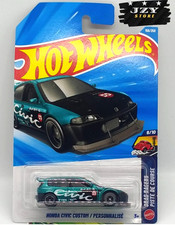 Hot Wheels 2026 Case F Honda Civic Custom Green JDM - International Card 159
