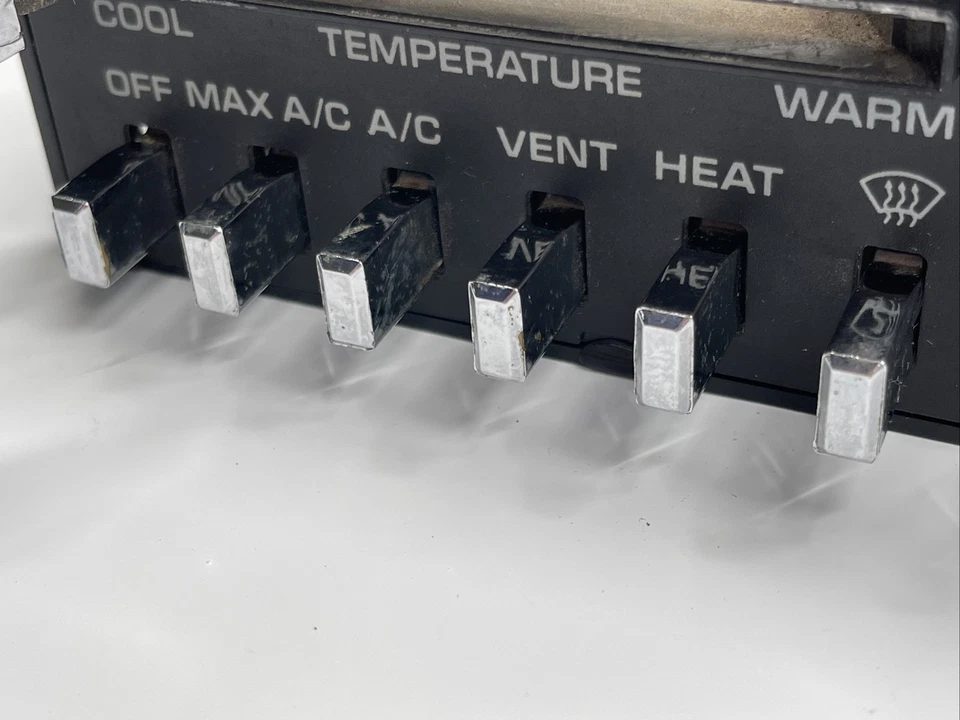 1980-1989 Dodge Ramcharger D150 Truck AC Heater Climate Control Switch OEM - Image 4 of 4