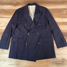 GANT Womens Club Blazer US12 EUR42 Oversized Evening Navy Angelico Italian Wool