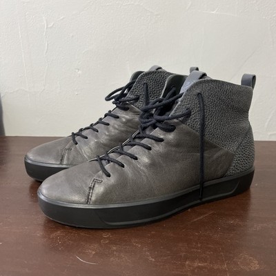 Ecco Soft 8 High-top leather boots Sz 7-7.5 Clean MSRP $190 Margiela Style