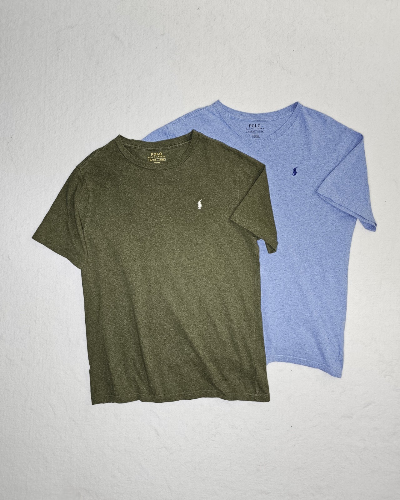 Lot of 2 Polo Ralph Lauren Boys T Shirt Size XL 18-20 Youth Cotton with FLAWS