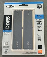 Crucial Pro 32GB Kit 16GBx2 DDR5-6000 UDIMM CP2K16G60C48U5