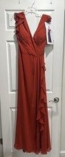 Morilee Bridesmaid Dress Size US 16 Cinnamon Color Never Worn, Never Altered