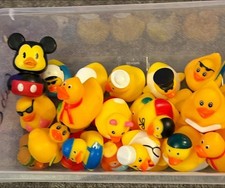 47 Pc Lot ,2 Inch Rubber Ducks Various JEEP
