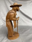 Vintage, Hand-carved Wooden Folk Art Figurine, likely of Mexican origin — photo 2