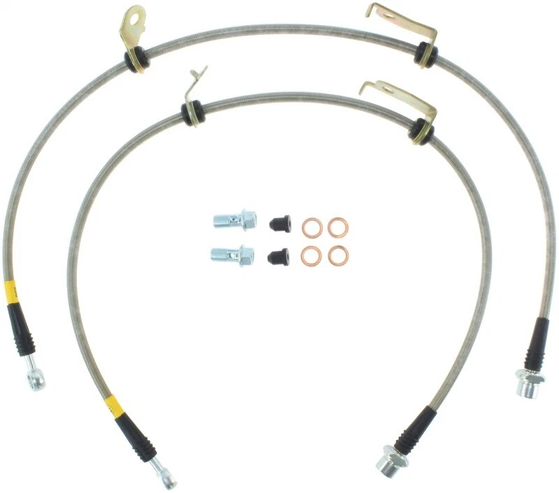 StopTech For 11-17 Lexus CT200h Stainless Steel Front Brake Lines - Image 3 of 4