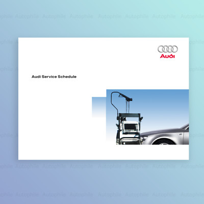 Audi R8 Scheckheft leer für alle Modelle V10 V8 FSI Plus Performance GT