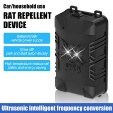 Electronic Ultrasonic Mouse Repeller Garage Car Rat Rodent Pest Animal Deterrent
