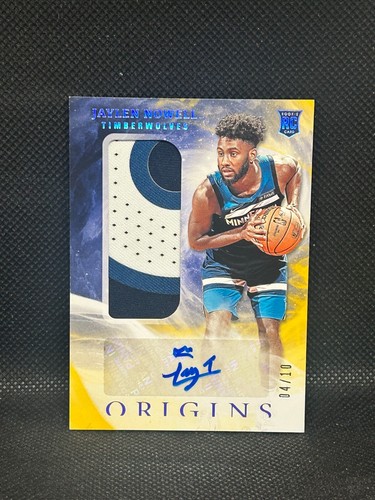 2019-20 Panini Origins Rookie Jersey Auto Jaylen Nowell #158 Gold RPA /10 Patch