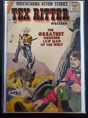 Tex Ritter Western #40 Charlton 1958 GD Comics | eBay