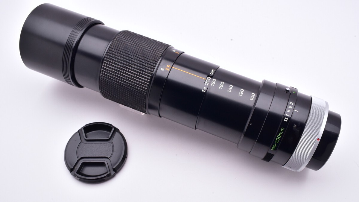 レンズ(単焦点) Canon zoom lens FD 100-200mm 1:5.6 Canon Zoom Lens FD 100-200mm f/5.6 S.C. with Caps READ (#8957) | eBay