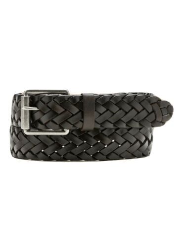 Banana Republic Brown Woven Leather Belt Size S Round Buckle  display picture 1