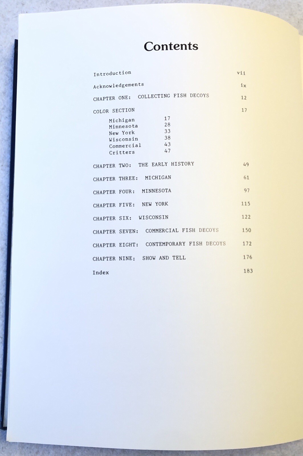 FISH DECOY BOOK The Fish Decoy by Art, Brad and Scott Kimball