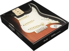 Fender Pre-Wired Loaded Strat Pickguard Original '57/'62 SSS Parchment 11 Hole