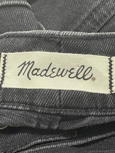 Madewell Classic Straight Jeans Size W37 Washed Black - Picture 8 of 11