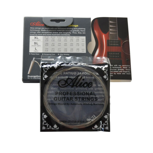 5 Sets Alice AE530SL Electric Guitar Strings Plated Steel Nickel Alloy Winding - Picture 2 of 7
