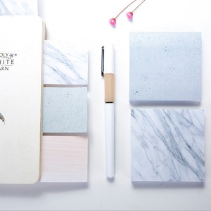 Memo-Block-Marble-Note-Pad-Paper-75-Sheets-School-Office-Study-Cute-Kawaii