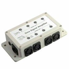 DMX512 8 Kanal DMX-Splitter Signal Verstärker LED Splitter Distributor Verteiler