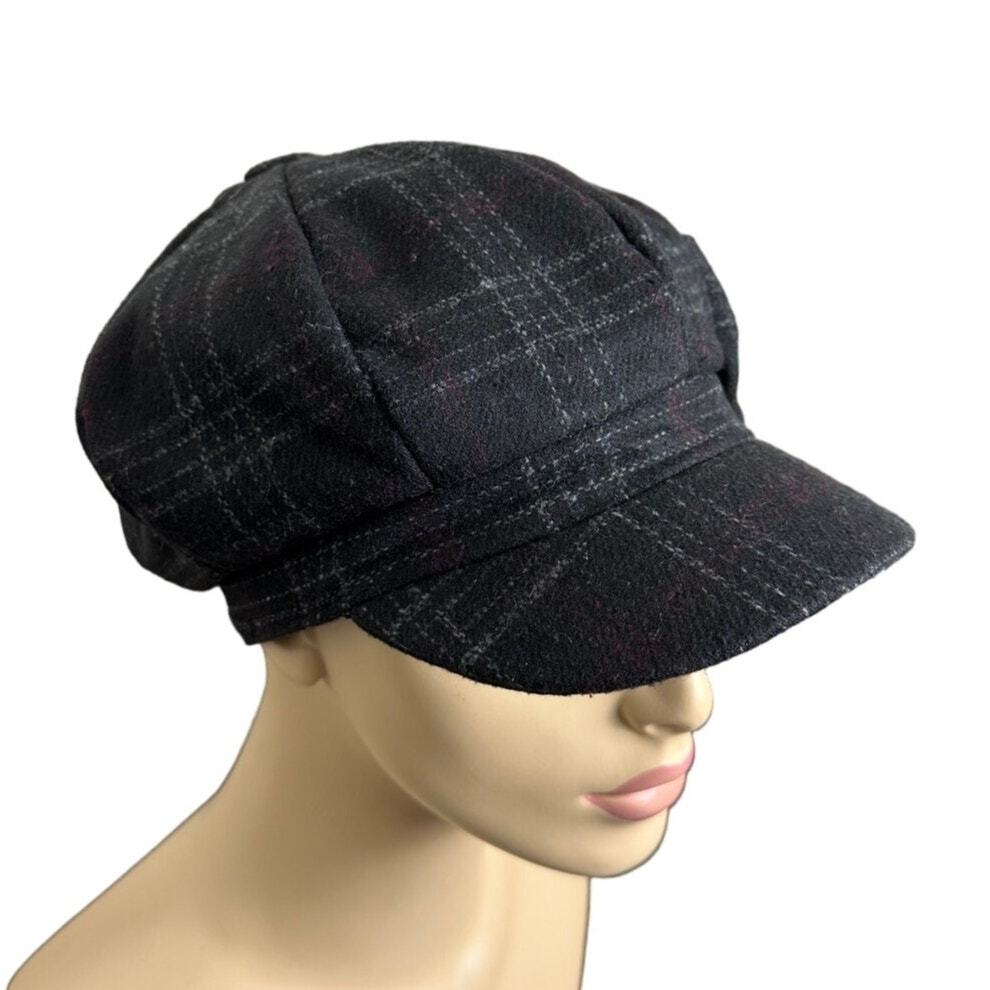 Ladies Women Girl Polyester Blend Baker Boy Peaked Newsboy Cap Retro Beret  Hat